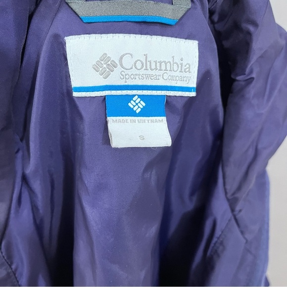 Columbia Navy Omni Tech Waterproof Breathable Jacket - Picture 11 of 15